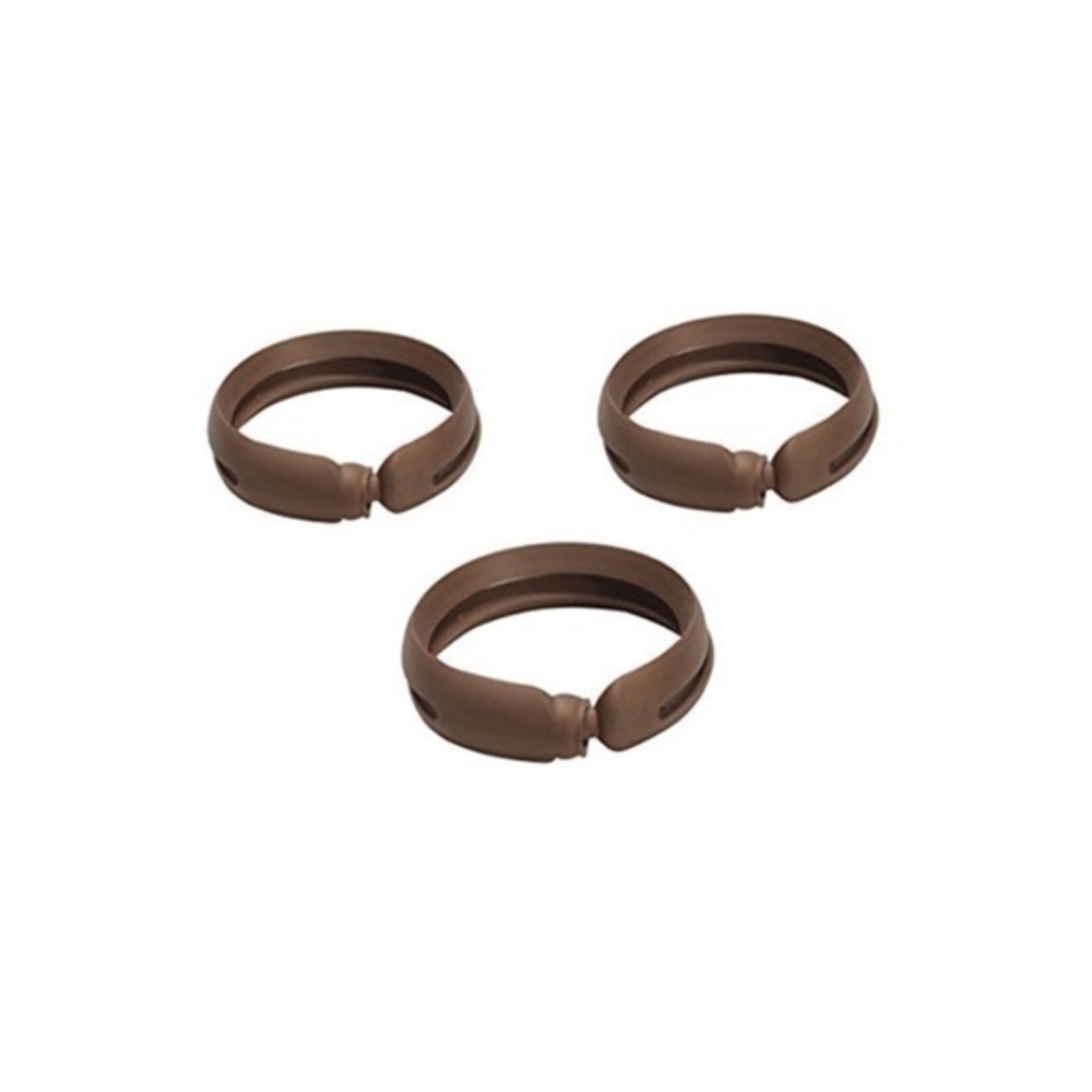 3 Whirl-a-Style (Mini, Copper) Whirl-a-Style BunMaker Minis for Short, Fine Hair